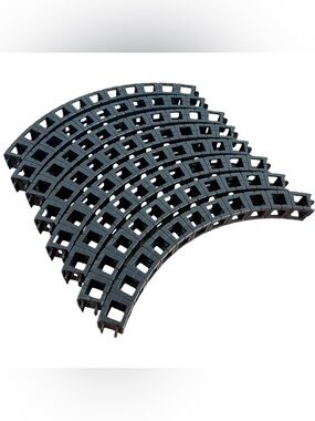 Rokenbok Monorail 8 Pc 1x11 Curve Track Replacement Track Pieces Black